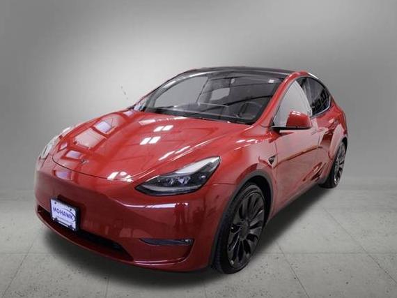 TESLA MODEL Y 2022 7SAYGDEF6NF544257 image